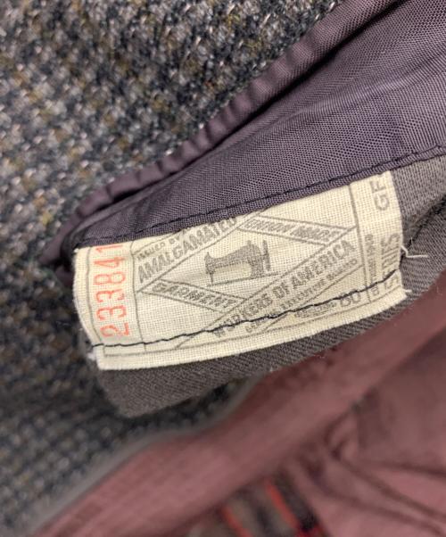 J&F（ジェー＆エフ）J&F (ジェー＆エフ) ヴィンテージウールコート ブラック サイズ:不明の古着・服飾アイテム