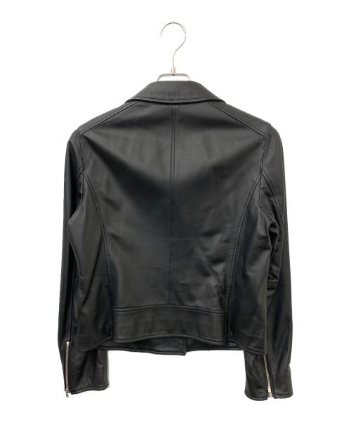 23区（ニジュウサンク）23区 (ニジュウサンク) ダブルライダースジャケット ブラック サイズ:40の古着・服飾アイテム