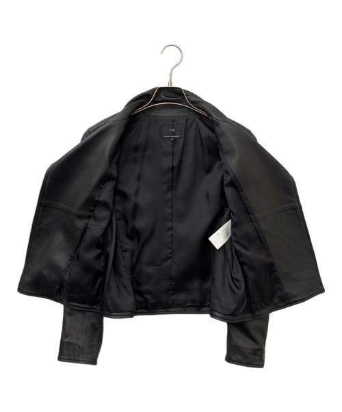 23区（ニジュウサンク）23区 (ニジュウサンク) ダブルライダースジャケット ブラック サイズ:40の古着・服飾アイテム