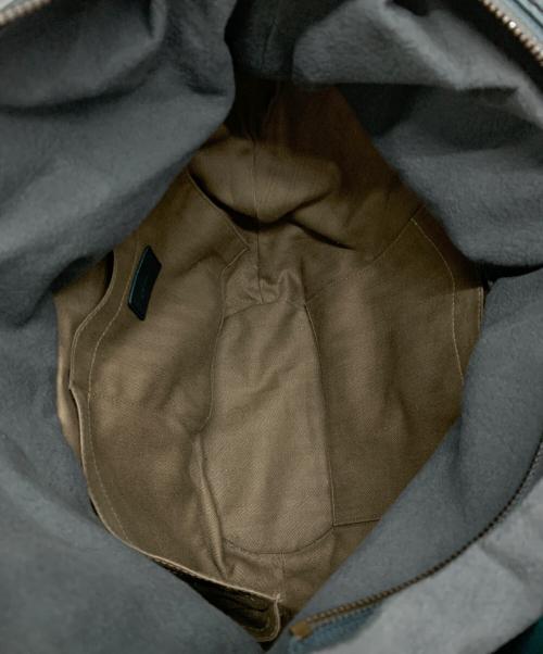 genten（ゲンテン）genten (ゲンテン) レザートートバッグ グリーンの古着・服飾アイテム