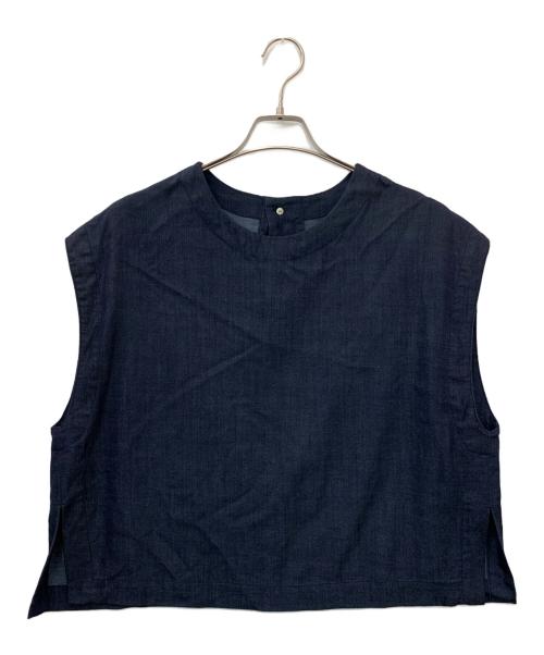 BEARDSLEY（ビアズリー）BEARDSLEY (ビアズリー) ショートベスト インディゴ サイズ:1の古着・服飾アイテム