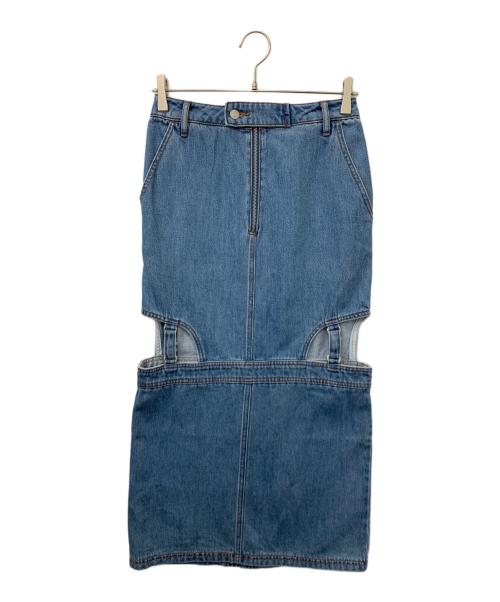 REDYAZEL（レディアゼル）REDYAZEL (レディアゼル) デニムカットアウトタイトスカート ブルー サイズ:M 未使用品の古着・服飾アイテム