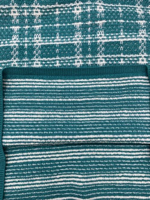 REDYAZEL（レディアゼル）REDYAZEL (レディアゼル) チェックジャガードニットポロワンピース グリーン サイズ:Freeの古着・服飾アイテム