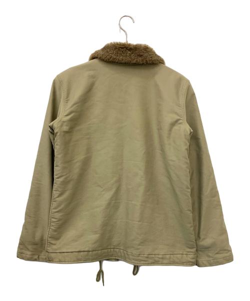 NAVY（ネイビー）NAVY (ネイビー) N1デッキジャケット カーキ サイズ:Lの古着・服飾アイテム