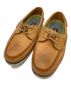 Timberlandティンバーランド）の古着「デッキシューズ」｜ブラウン