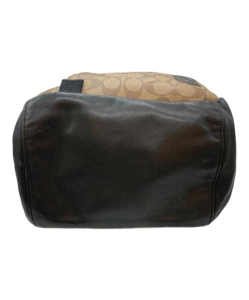 COACH（コーチ）COACH (コーチ) リュック ベージュ×ブラックの古着・服飾アイテム