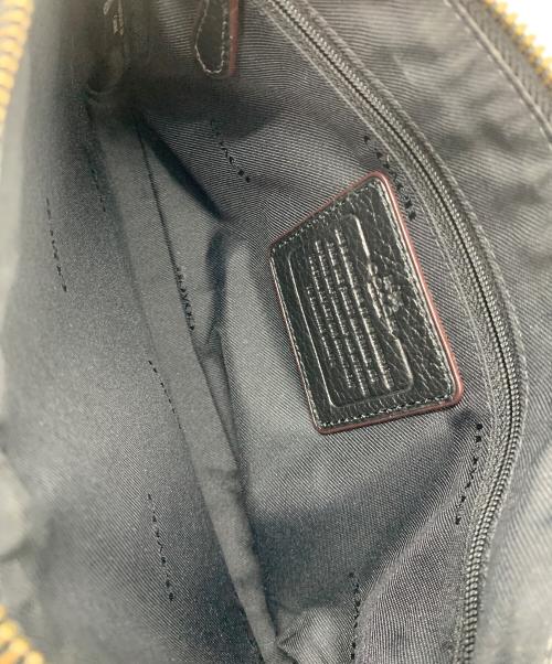 COACH（コーチ）COACH (コーチ) キャニオンデニムキルトショルダーバッグ ブルー×ブラックの古着・服飾アイテム