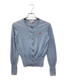Vivienne Westwood RED LABEL（ヴィヴィアンウエストウッドレッドレーベル）の古着「薄手カーディガン」｜ブルー