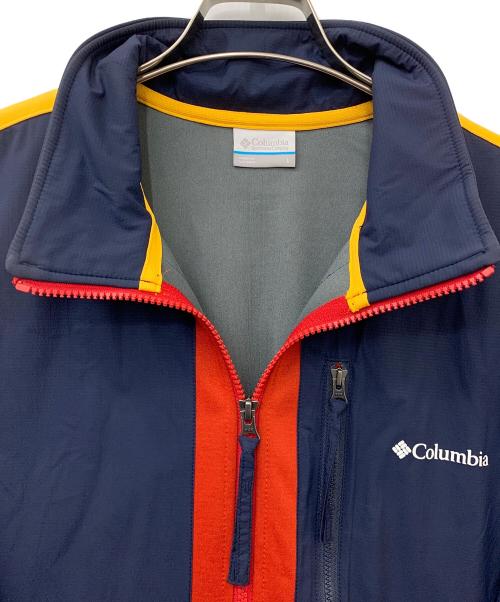 Columbia（コロンビア）Columbia (コロンビア) ルースターレンジジャケット ネイビー×レッド サイズ:Lの古着・服飾アイテム