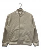 Calvin Klein Jeansカルバンクラインジーンズ）の古着「バーシティボンバージャケット」｜ベージュ