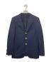 TOMORROW LAND PILGRIM（トゥモローランド ピルグリム）の古着「ジャージーバスケット シングルブレステッド3Bブレザー」｜ネイビー