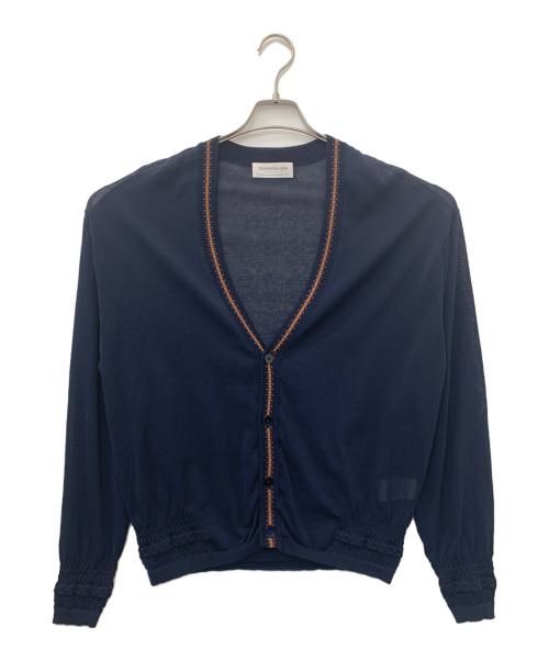 TOMORROW LAND tricot（トゥモローランド トリコ）TOMORROW LAND tricot (トゥモローランド トリコ) 薄手カーディガン ネイビー サイズ:Sの古着・服飾アイテム