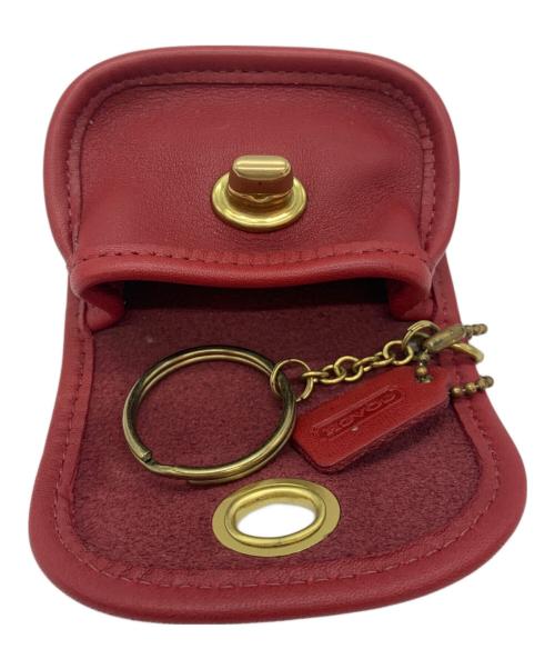 COACH（コーチ）COACH (コーチ) コインケース レッドの古着・服飾アイテム