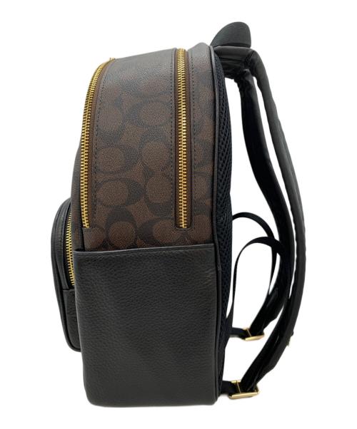 COACH（コーチ）COACH (コーチ) コート バックパック シグネチャー キャンバス ブラウンの古着・服飾アイテム