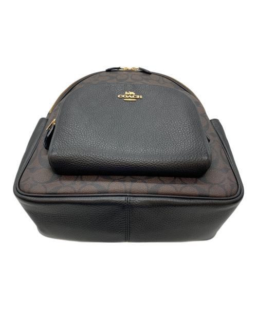 COACH（コーチ）COACH (コーチ) コート バックパック シグネチャー キャンバス ブラウンの古着・服飾アイテム
