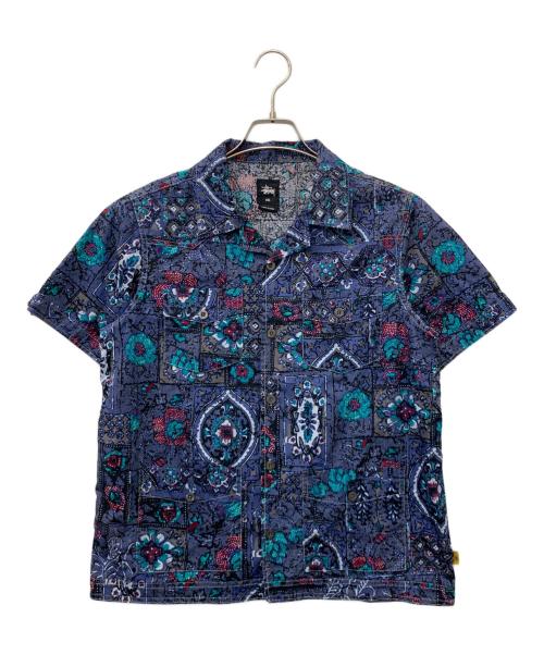 stussy（ステューシー）stussy (ステューシー) アロハシャツ ブルー サイズ:Sの古着・服飾アイテム