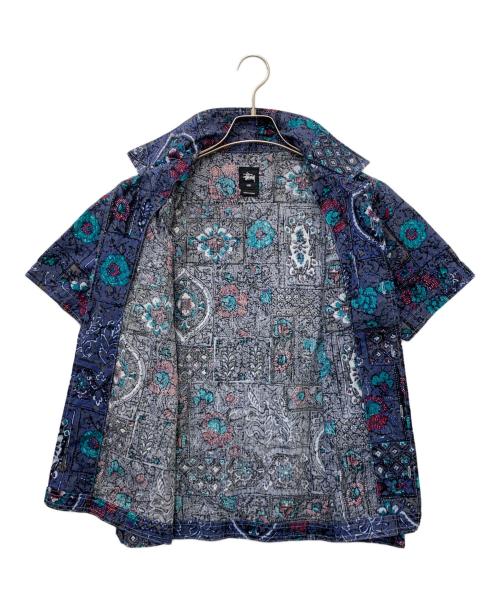 stussy（ステューシー）stussy (ステューシー) アロハシャツ ブルー サイズ:Sの古着・服飾アイテム