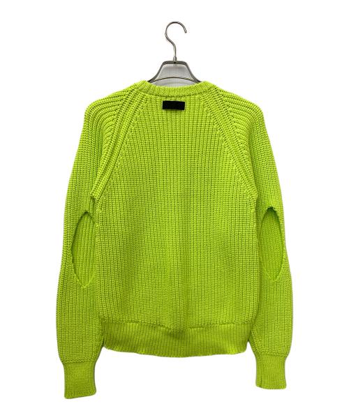 DIESEL（ディーゼル）DIESEL (ディーゼル) 厚手ニット イエロー サイズ:Sの古着・服飾アイテム