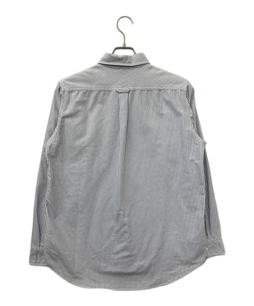 THE NORTHFACE PURPLELABEL（ザ・ノースフェイス パープルレーベル）THE NORTHFACE PURPLELABEL (ザ・ノースフェイス パープルレーベル) ストライプシャツ ブルー サイズ:Sの古着・服飾アイテム