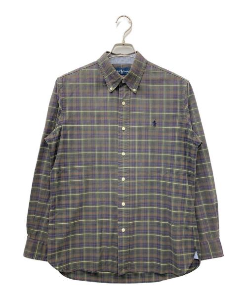 RALPH LAUREN（ラルフローレン）RALPH LAUREN (ラルフローレン) チェックシャツ グレー サイズ:Lの古着・服飾アイテム