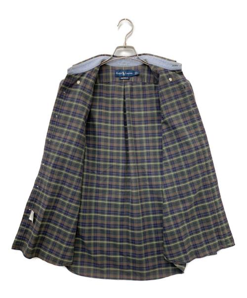 RALPH LAUREN（ラルフローレン）RALPH LAUREN (ラルフローレン) チェックシャツ グレー サイズ:Lの古着・服飾アイテム