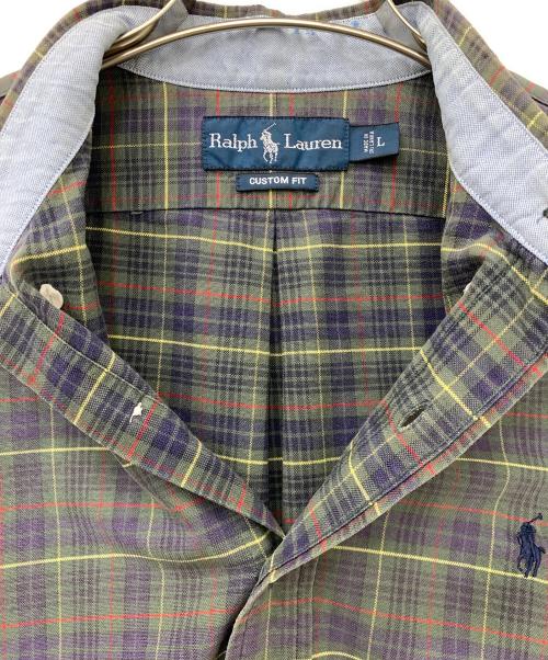 RALPH LAUREN（ラルフローレン）RALPH LAUREN (ラルフローレン) チェックシャツ グレー サイズ:Lの古着・服飾アイテム