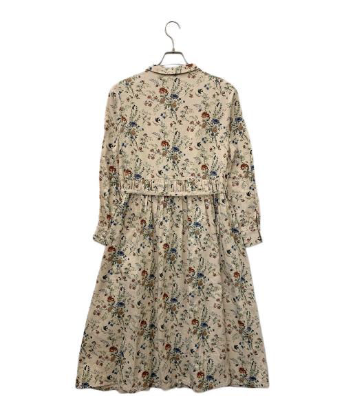 TSUHARU by samansa Mos2（ツハル バイ サマンサモスモス）TSUHARU by Samansa Mos2 (ツハル バイ サマンサモスモス) 長袖ワンピース ベージュ サイズ:Fの古着・服飾アイテム