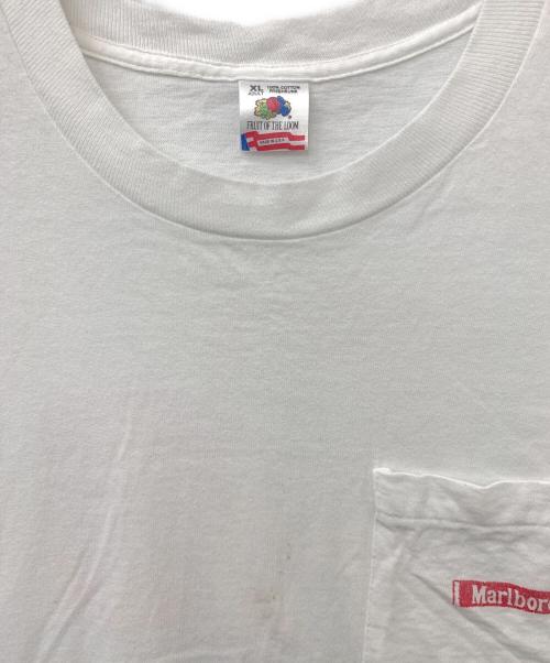 FRUIT OF THE LOOM（フルーツオブザルーム）FRUIT OF THE LOOM (フルーツオブザルーム) Marlboro (マルボロ) 90's バックプリントTシャツ ホワイト サイズ:XLの古着・服飾アイテム