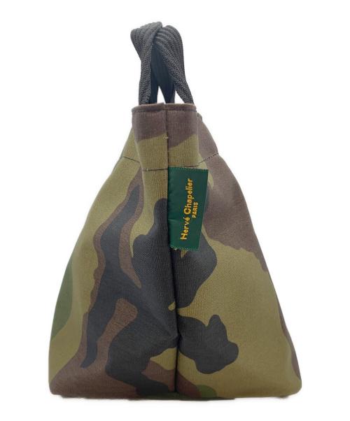 Herve Chapelier（エルベシャプリエ）Herve Chapelier (エルベシャプリエ) トートバッグ カーキの古着・服飾アイテム