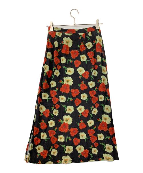 moussy（マウジー）moussy (マウジー) セットアップブラウス ブラック×レッド サイズ:1の古着・服飾アイテム