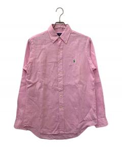 美品　RalphLauren ラルフローレン　リネンシャツ ピンク　XS 中古・古着通販】RALPH LAUREN (ラルフローレン) リネンシャツ ピンク