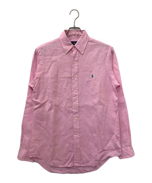 RALPH LAUREN（ラルフローレン）RALPH LAUREN (ラルフローレン) リネンシャツ ピンク サイズ:SPの古着・服飾アイテム