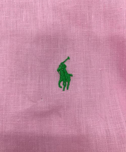 RALPH LAUREN（ラルフローレン）RALPH LAUREN (ラルフローレン) リネンシャツ ピンク サイズ:SPの古着・服飾アイテム