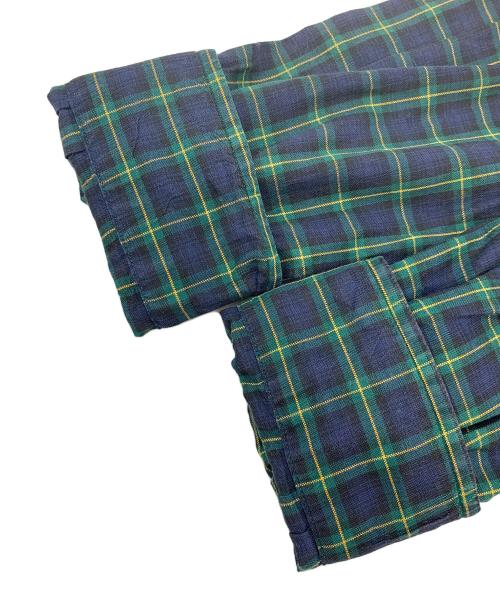 RALPH LAUREN（ラルフローレン）RALPH LAUREN (ラルフローレン) コットンチェックシャツ グリーン×ネイビー サイズ:Sの古着・服飾アイテム