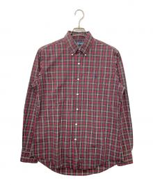 RALPH LAUREN（ラルフローレン）の古着「コットンチェックシャツ」｜レッド