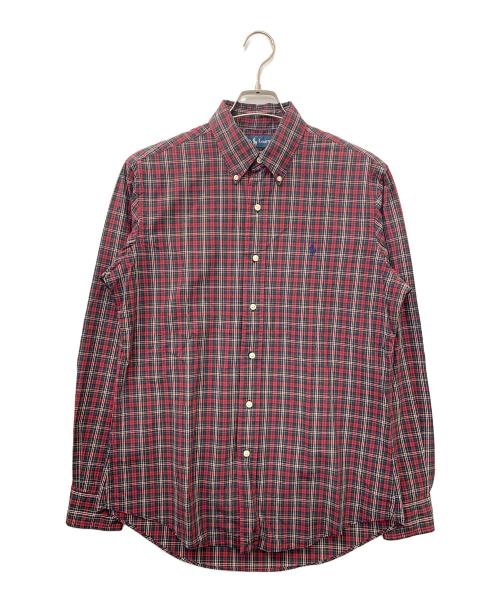 RALPH LAUREN（ラルフローレン）RALPH LAUREN (ラルフローレン) コットンチェックシャツ レッド サイズ:Mの古着・服飾アイテム