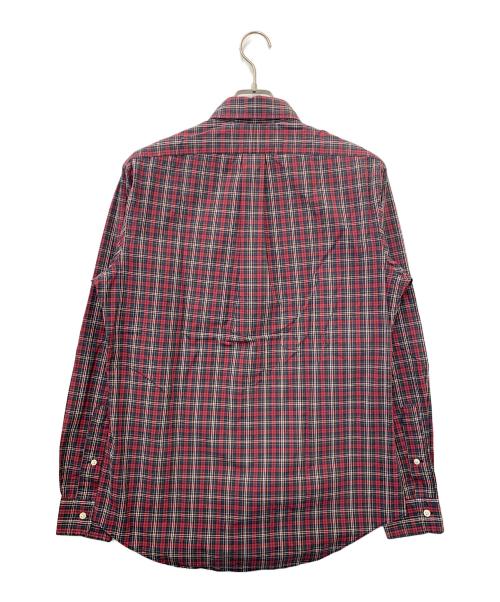 RALPH LAUREN（ラルフローレン）RALPH LAUREN (ラルフローレン) コットンチェックシャツ レッド サイズ:Mの古着・服飾アイテム