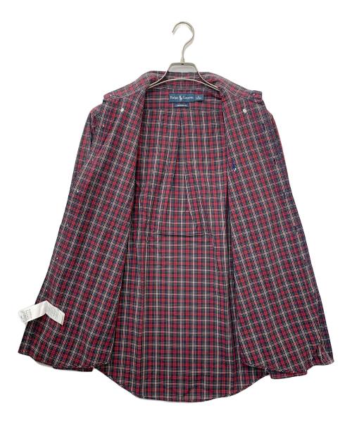 RALPH LAUREN（ラルフローレン）RALPH LAUREN (ラルフローレン) コットンチェックシャツ レッド サイズ:Mの古着・服飾アイテム