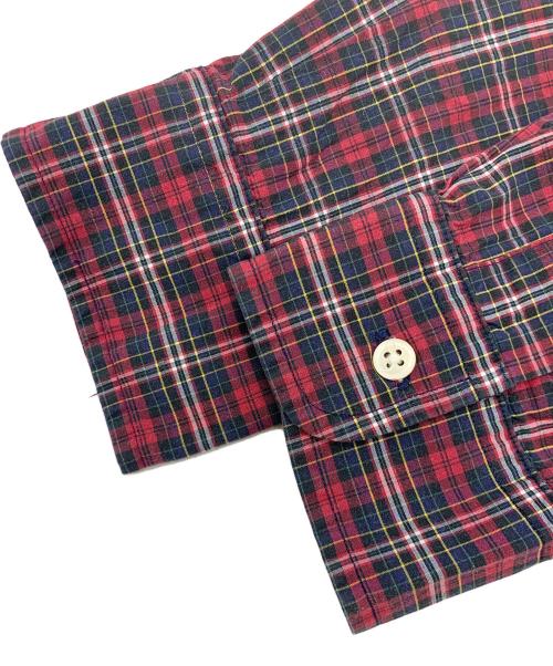 RALPH LAUREN（ラルフローレン）RALPH LAUREN (ラルフローレン) コットンチェックシャツ レッド サイズ:Mの古着・服飾アイテム