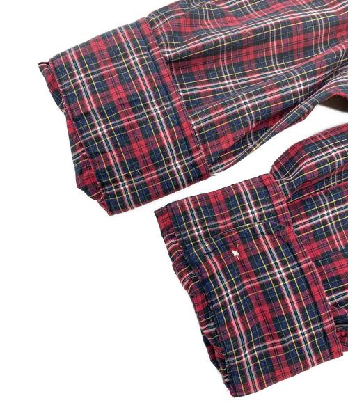 RALPH LAUREN（ラルフローレン）RALPH LAUREN (ラルフローレン) コットンチェックシャツ レッド サイズ:Mの古着・服飾アイテム