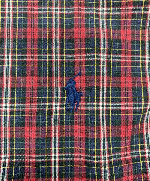 RALPH LAUREN（ラルフローレン）RALPH LAUREN (ラルフローレン) コットンチェックシャツ レッド サイズ:Mの古着・服飾アイテム