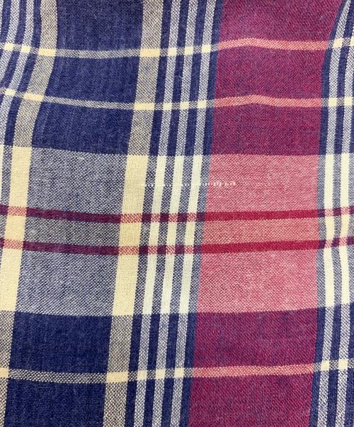 RALPH LAUREN（ラルフローレン）RALPH LAUREN (ラルフローレン) コットンチェックシャツ ブルー×ピンク サイズ:Mの古着・服飾アイテム