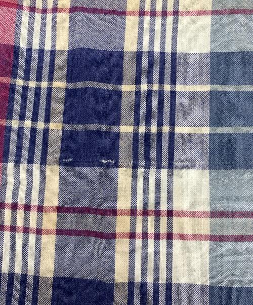 RALPH LAUREN（ラルフローレン）RALPH LAUREN (ラルフローレン) コットンチェックシャツ ブルー×ピンク サイズ:Mの古着・服飾アイテム