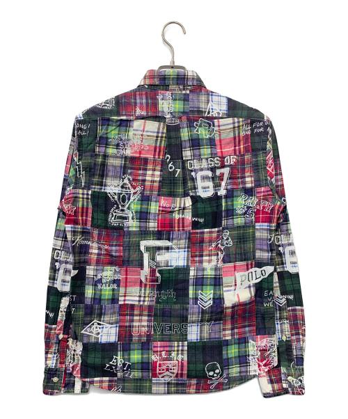 RALPH LAUREN（ラルフローレン）RALPH LAUREN (ラルフローレン) パッチワークボタンダウンシャツ マルチカラー サイズ:SPの古着・服飾アイテム