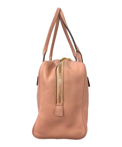 LOEWE（ロエベ）LOEWE (ロエベ) レザーハンドバッグ ピンクの古着・服飾アイテム