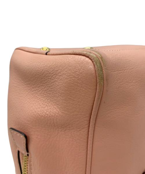 LOEWE（ロエベ）LOEWE (ロエベ) レザーハンドバッグ ピンクの古着・服飾アイテム