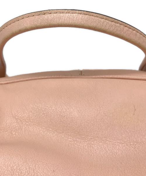 LOEWE（ロエベ）LOEWE (ロエベ) レザーハンドバッグ ピンクの古着・服飾アイテム