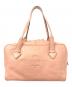 LOEWE (ロエベ) レザーハンドバッグ ピンク：30000円