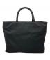 PRADA (プラダ) ナイロンミニトートバッグ ブラック：15000円