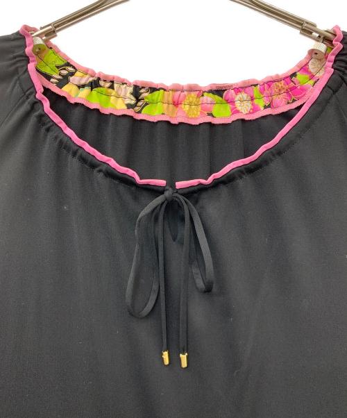 LEONARD（レオナール）LEONARD (レオナール) 長袖カットソー ブラック サイズ:40の古着・服飾アイテム